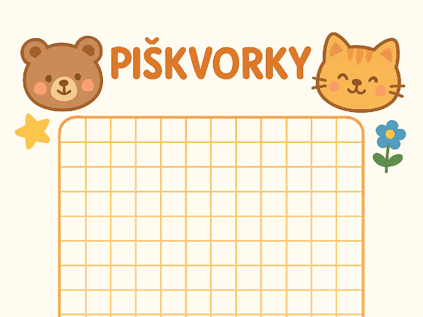 Piškvorky pro děti ke stažení zdarma