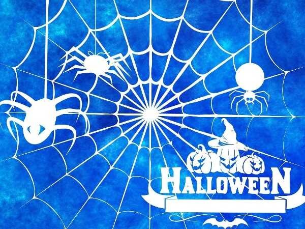 Papíroví duchové a halloweenské motivy na zavěšení – šablony ke stažení zdarma