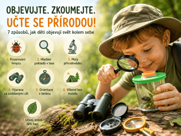 Jak proměnit obyčejnou procházku v dobrodružství? 7 způsobů, jak děti objevují svět kolem sebe