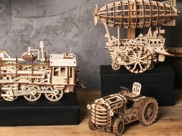 Svět dřevěných skládaček Robotime