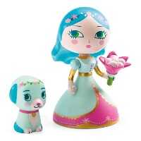 Djeco Arty Toys princezna s květinou a zvířecím kamarádem