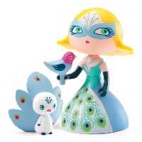 Djeco Arty Toys princezna s pávem – pohádková figurka pro děti