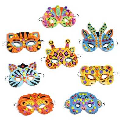 Djeco DIY Masky zvířata jungle