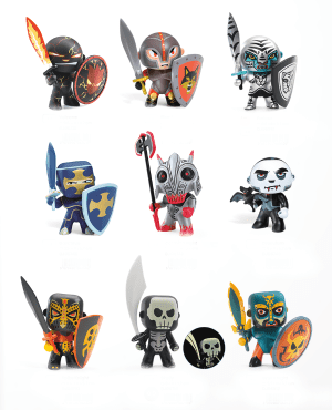 Arty Toys Djeco – fantasy figurky rytířů a bojovníků
