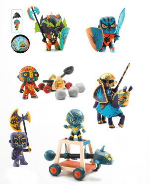 Arty Toys Djeco – figurky rytířů s meči a štíty