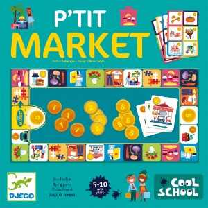 Djeco Cool School P'tit Market – vzdělávací hra na obchod