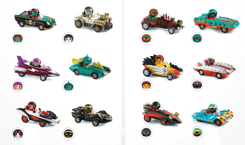 Djeco Crazy Motors – sběratelská autíčka s originálními řidiči