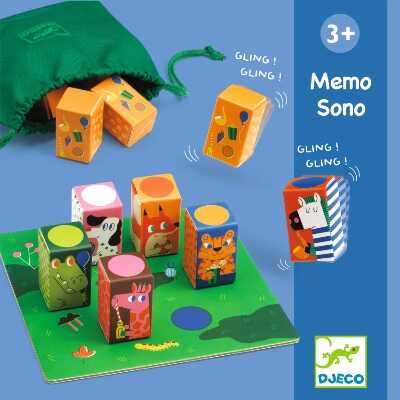 Djeco Memo Sono – zvuková paměťová hra pro děti