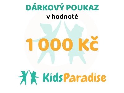 Dárkové poukazy na hračky a dětské zboží z e-shopu KidsParadise