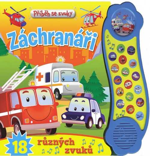 Interaktivní kniha Zachranáři pro děti od 3 let s 18 zvuky – vzdělávací kniha rozvíjející řeč a poznávání