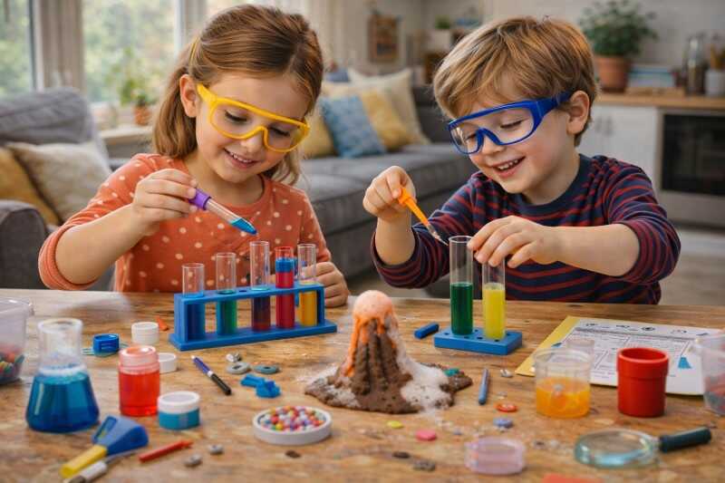 Kreativní experimentování podporuje zvídavost dětí
