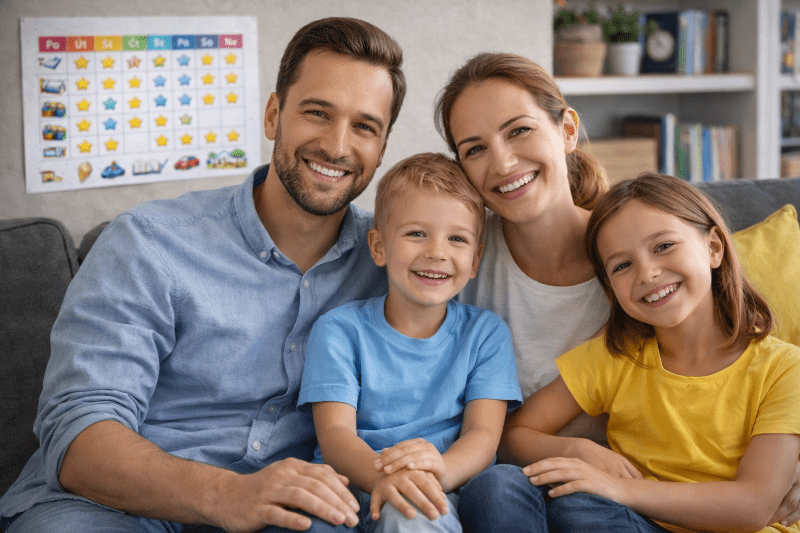 Rodinná pohoda a pozitivní výchova díky motivační tabulce pro děti