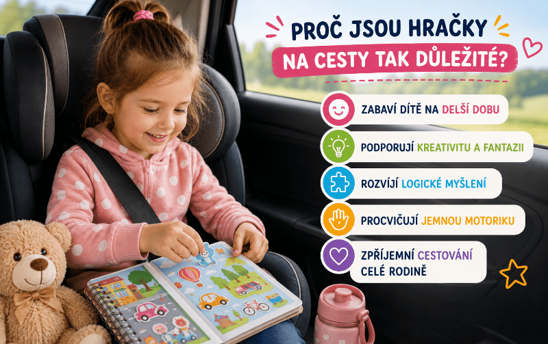 Nejlepší hračky na cesty pro děti