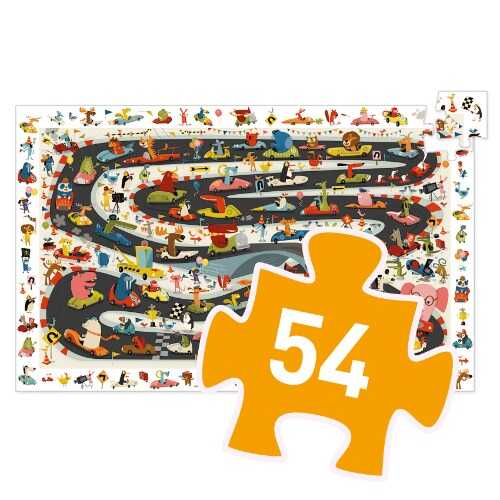 Vyhledávací puzzle Rallye pro rozvoj pozornosti a logického myšlení