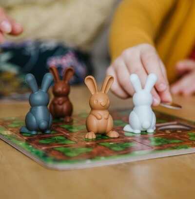 Dětská paměťová hra SmartGames Rabbit se zeleninovou zahradou