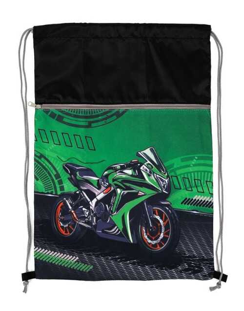 Sáček na tělocvik s motivem motorky