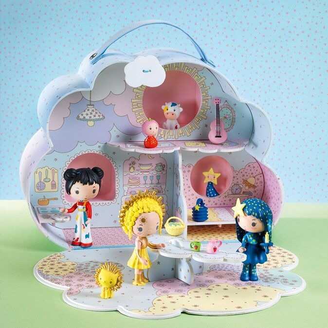 Tinyly cestovní domeček pro malé panenky a figurky