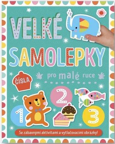 Dětský samolepkový sešit s čísly a aktivitami