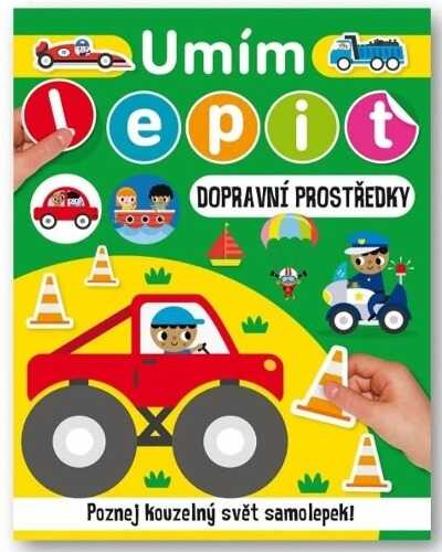 Samolepkový sešit pro děti s dopravními prostředky