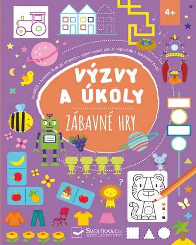 SZábavný sešit pro děti s výzvami, úkoly a hrami