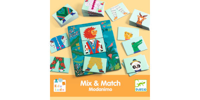 DJECO Eduludo Stolní hra Mix & Match Modanimo