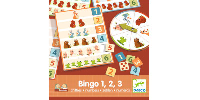 DJECO Eduludo Bingo 1, 2, 3