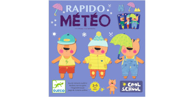 DjecoCool School Hra Hra Rapido Meteo